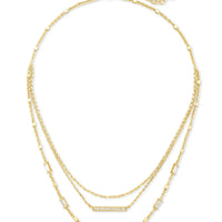 4217717790 Addison Triple Strand Necklace in Gold