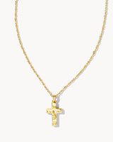 9608800869 Cross Pendant Necklace in Gold
