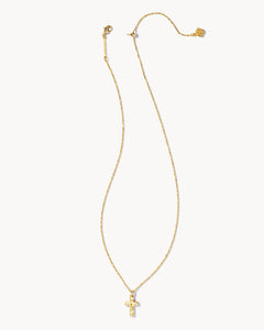9608800869 Cross Pendant Necklace in Gold