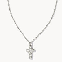 9608800870 Cross Pendant Necklace in Silver