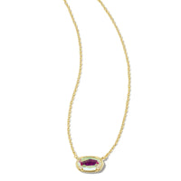 9608851005 Grayson Short Necklace Gold in Dichroic Glass