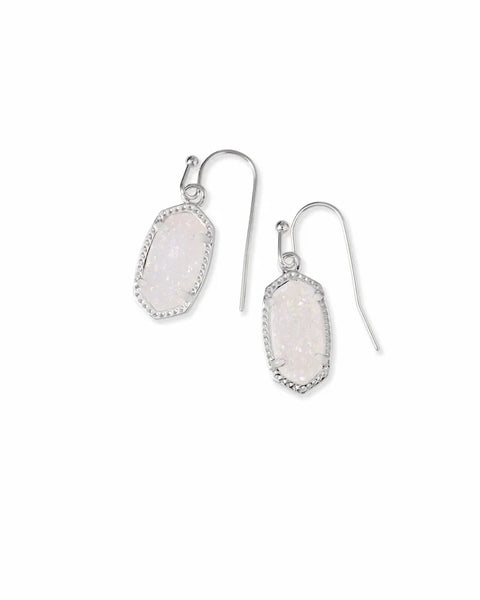 Lee Silver Drop Earrings in Iridescent Drusy
kendra scott earrings 
kendra scott