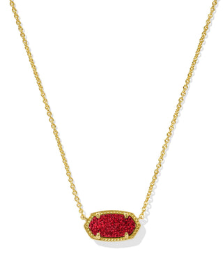 Elisa Gold Short Pendant Necklace in Bright Red Drusy
Kendra Scott Necklace