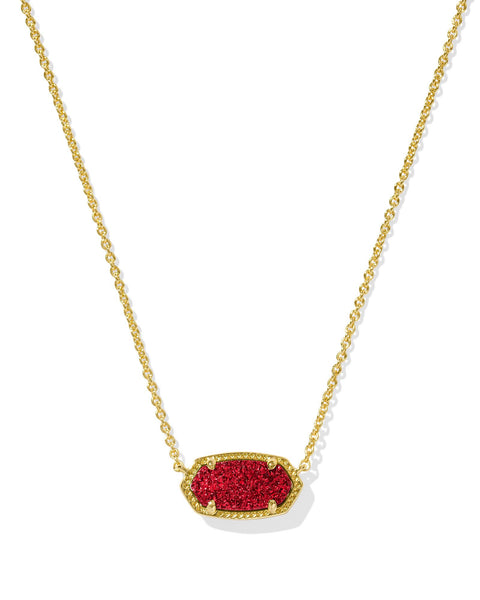 Elisa Gold Short Pendant Necklace in Bright Red Drusy
Kendra Scott Necklace