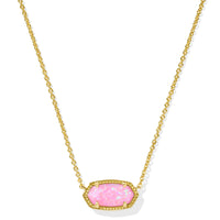 Elisa Gold Short Pendant Necklace in Carnation Kyocera Opal
kendra scott necklace