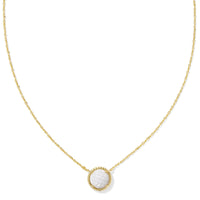 Volleyball Gold Short Pendant Necklace in White Mother-of-Pearl
kendra scott 
kendra scott sports 
