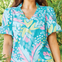 Kenzie Top - Aloha Green