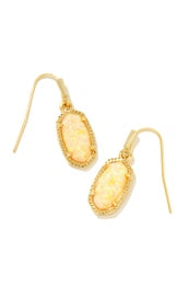 Lee Earring Gold Yellow Opal