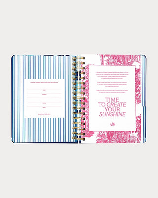 Lilly Pulitzer Large 17 Month Agenda - Shell Shine