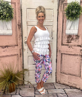 Stay cool & protected with UPF 50 capris made from cooling fabric. With a 25" inseam, they’re perfect for all-day summer comfort and style!
