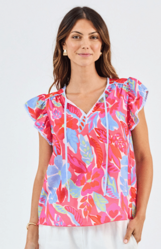 Lydia Top - Fuji Breeze Pink
