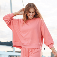 Millie Sweatshirt - Coral