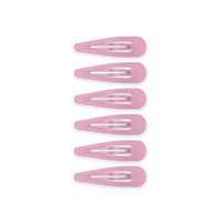 Snap Clip (6 Count) - Pearly Pink