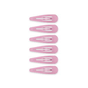 Snap Clip (6 Count) - Pearly Pink