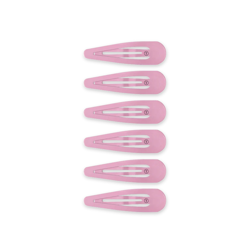 Snap Clip (6 Count) - Pearly Pink