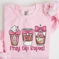 Pray Sip Repeat Crew