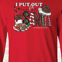 I Put Out For Santa Tee