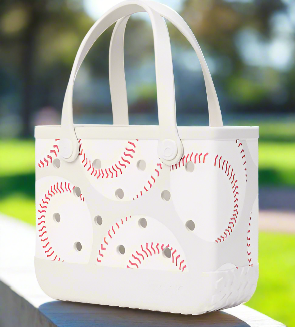 Bogg Bag 
Baseball 
Baseball bogg bag 
trending bag 
baseball mom 
travel bag