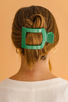 Flat Square Clip - Shamrock Shimmer
