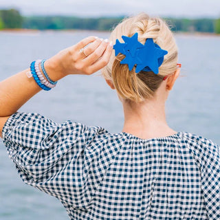Teleties Flat Clip - Blue Shooting Star