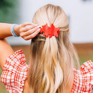 Teleties Flat Clip - Red Shooting Star