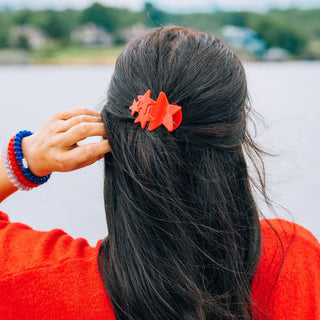 Teleties Flat Clip - Red Shooting Star