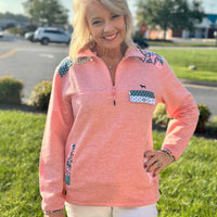 simply southern  
simply southern pullover 
Aria Quarter Zip Pullover - Petal