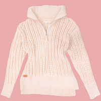 Quarter Zip Soft Sweater - Parch