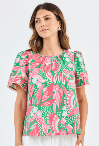 Tabby Top - Canopy Gleam Green
