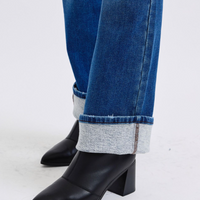 Mid-Rise Thermal Bootcut Jean