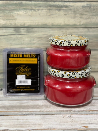 Experience luxury with Tyler Candles! Hand-poured, long-lasting, and richly scented, these candles fill your space with opulent fragrance. Shop your favorite scents today!







