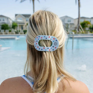 Teleties Flat Round Clip - Untied We Sparkle