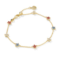 Sierra Star Gold Crystal Strand Bracelet