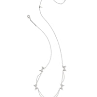 Bow SILVER Strand Necklace