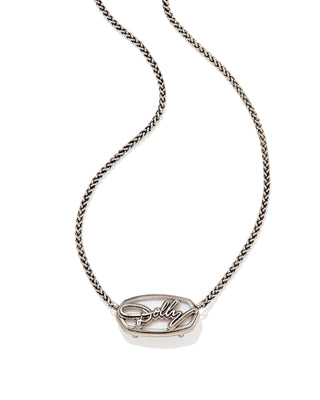 Dolly Parton x Kendra Scott Vintage Silver Elisa Butterfly Multi Strand Necklace