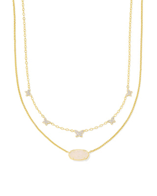 Dolly Parton x Kendra Scott Gold Elisa Butterfly Multi Strand Necklace