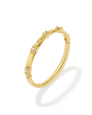 Mini Elisa Luxe Gold Bangle Bracelet
