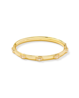 Mini Elisa Luxe Gold Bangle Bracelet