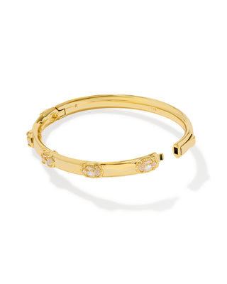 Mini Elisa Luxe Gold Bangle Bracelet