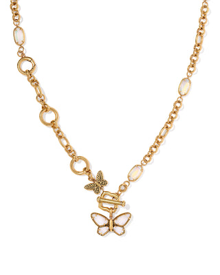 Dolly Parton x Kendra Scott Butterfly Vintage Gold Convertible Y Necklace