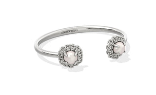 Gabriella Pearl Silver Cuff Bracelet in Freshwater Cultured Pearl