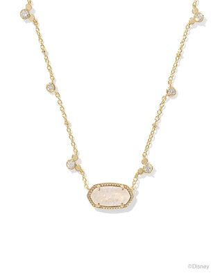 Disney | Kendra Scott Gold Mickey Mouse Elisa Pendant Necklace in Iridescent Drusy