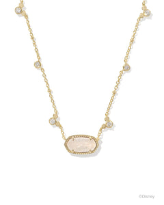 Disney | Kendra Scott Gold Mickey Mouse Elisa Pendant Necklace in Iridescent Drusy