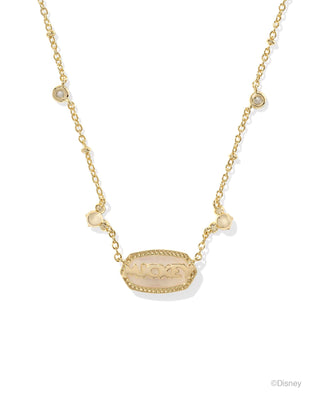 Disney | Kendra Scott Gold Mickey Mouse Elisa Pendant Necklace in Iridescent Drusy