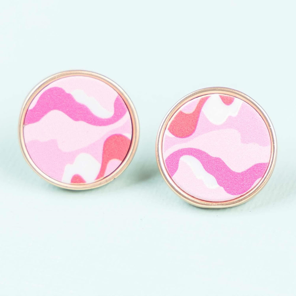 Mavery Pink Over the Dune Earring
