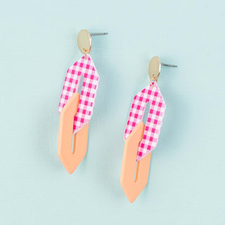 Brinn Pink Gathered Goods Earring