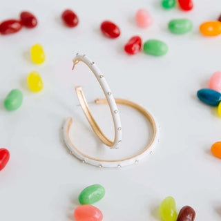 Lucy Earring - White