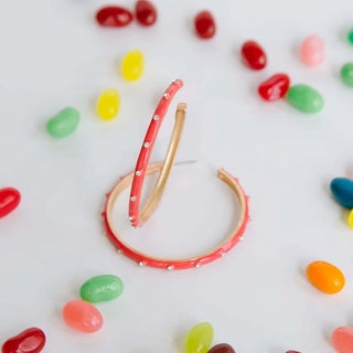 Lucy Earring - Berry