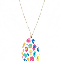 Fun Leopard Heather Necklace