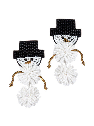 Snowman Earrings